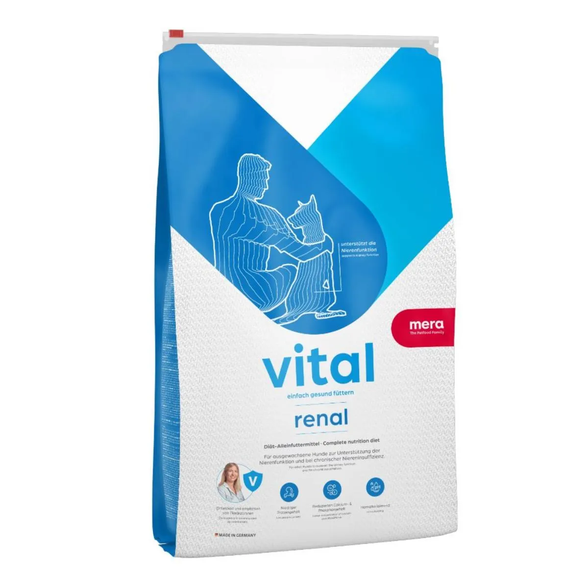 Dietă Veterinară Câine Adult, MERA Vital, Renal, 3kg [1]