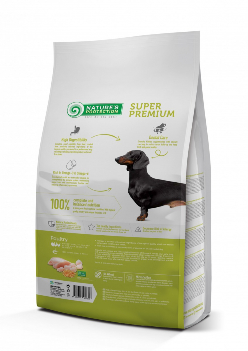 Hrana Uscata Caini NATURE'S PROTECTION Mini Adult Pui 7,5Kg + 2 Kg – DELISTAT [2]