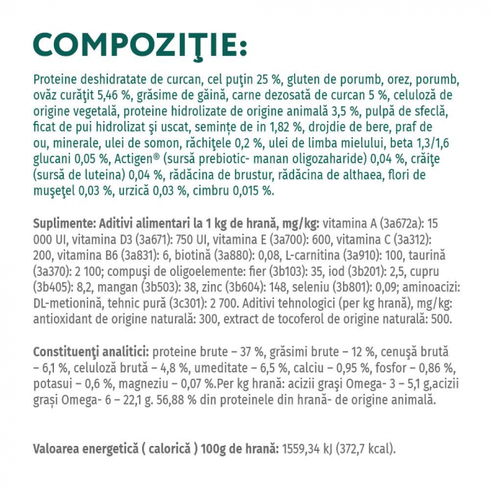 OPTIMEAL Hrana Uscata Pisici Adult Sterilizat Curcan si Ovaz 1,5KG – DELISTAT [6]