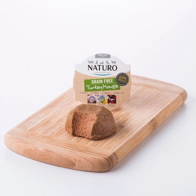 Pachet Conserve Pisici NATURO Adult Turkey Mousse 85G x 8 buc [2]