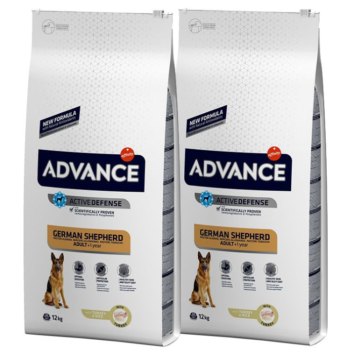 Pachet Economic ADVANCE German Shepherd 2x12kg