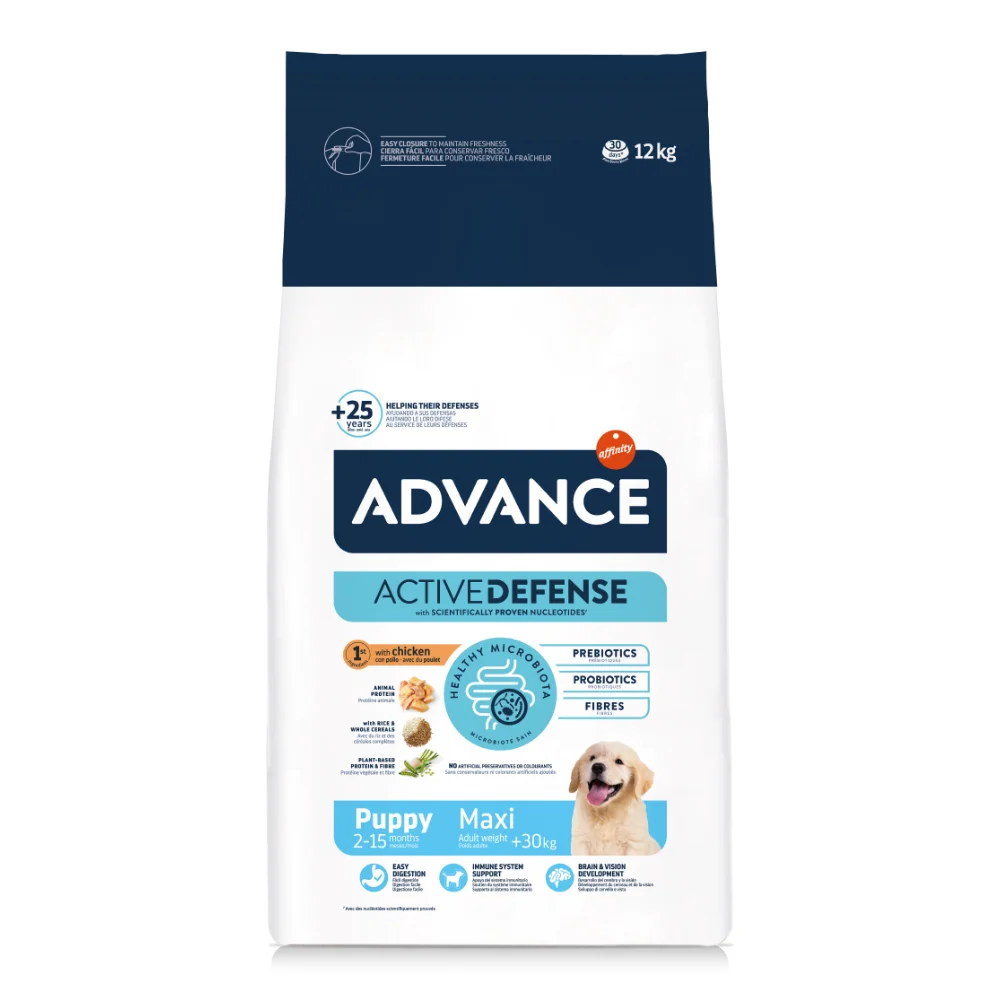 Pachet Economic Hrana Uscata Caini ADVANCE Puppy Maxi 2x12kg [3]
