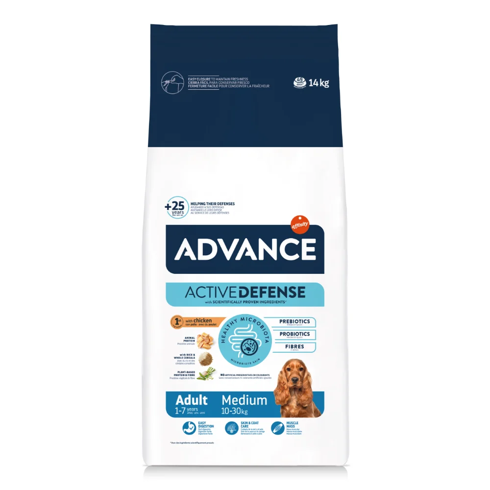 Pachet Economic Hrana Uscata Caini ADVANCE Medium Adult 2x14kg [3]