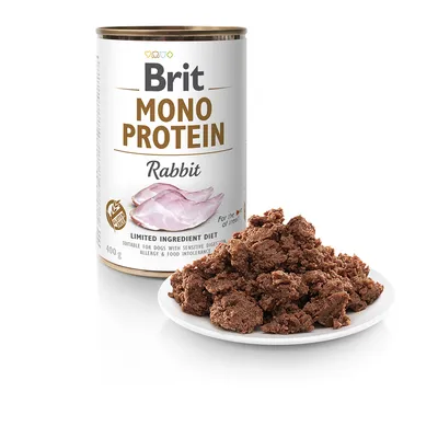 Pachet Economic Hrana Umeda Caini BRIT Mono Protein Iepure 6x400g [2]