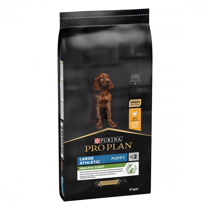 Pachet Economic PRO PLAN Puppy Large Athletic Pui si Orez 2x12kg [2]