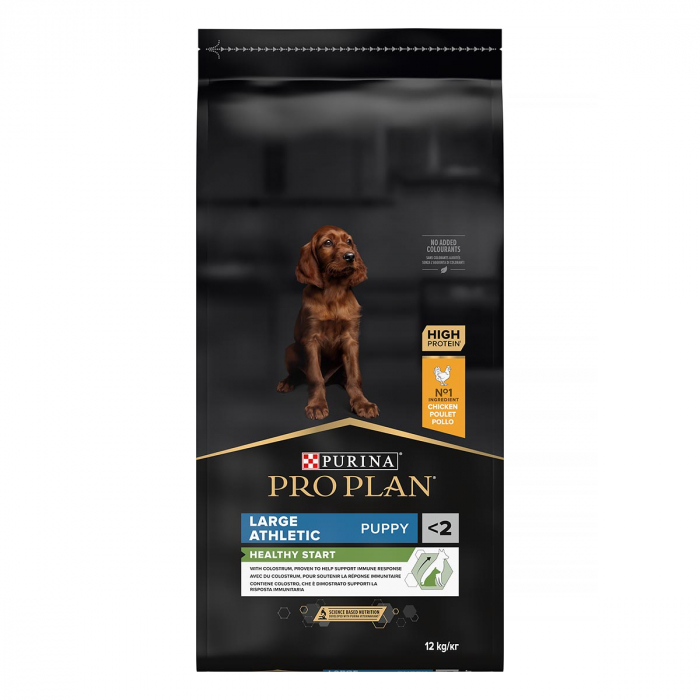 Pachet Economic PRO PLAN Puppy Large Athletic Pui si Orez 2x12kg [3]