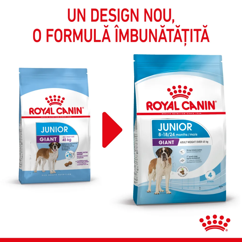 Pachet Economic ROYAL CANIN Giant Junior, hrană uscată câine junior etapa 2 de crestere, 2x15kg [3]