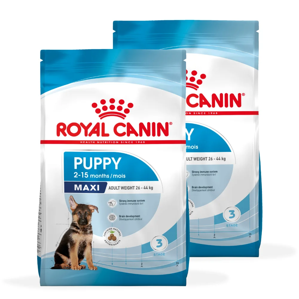 Pachet Economic ROYAL CANIN Maxi Puppy, hrană uscată câine junior, 2x15kg [2]