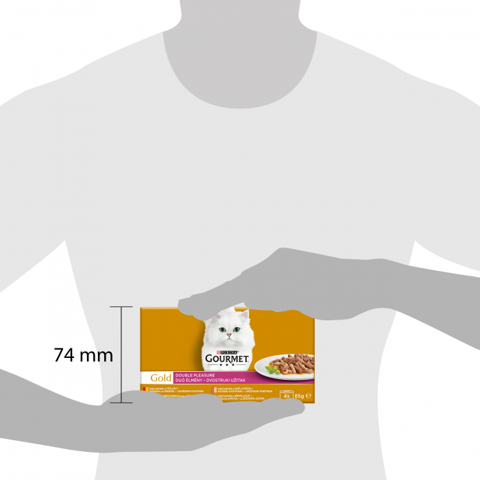 Hrana Umeda Pisici GOURMET Gold Duo Diverse Sortimente 4x85g [2]