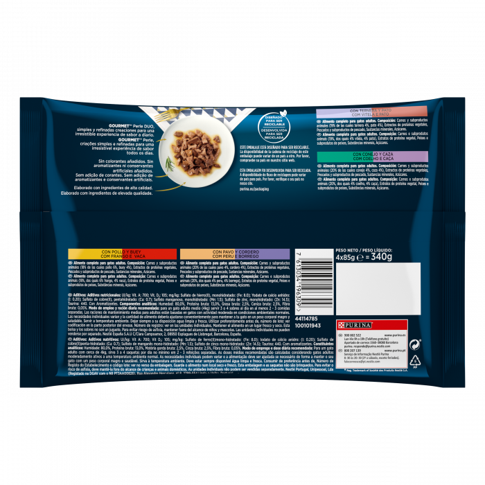 Hrana Umeda Pisici GOURMET Perle Duo Mini Fileuri in Sos 4x85g [2]