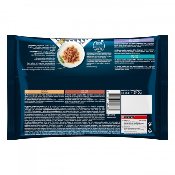 Hrana Umeda Pisici GOURMET Perle Mini Fileuri in Sos 4x85g [2]