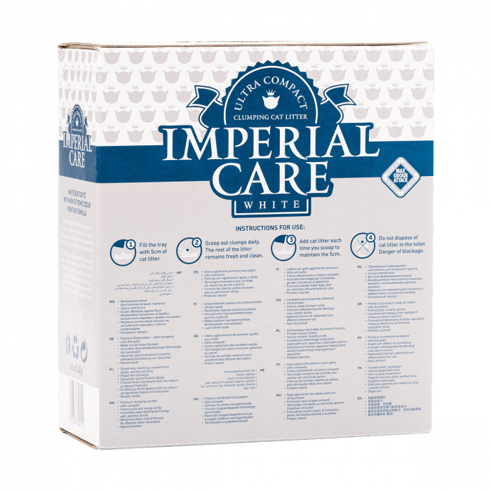 Pachet Economic Nisip Pisici IMPERIAL CARE White Iasomie 3x6L [3]