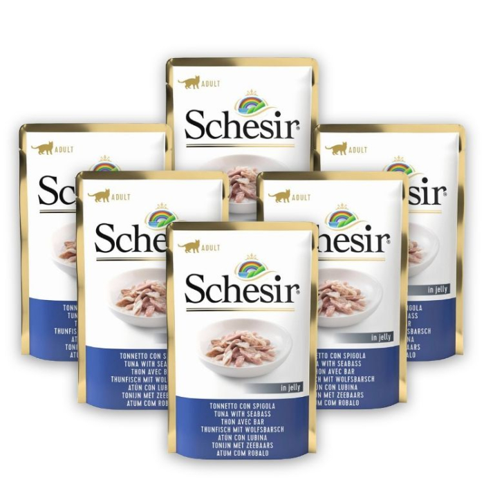 Pachet SCHESIR Cat Plic Ton si Biban 6x85g