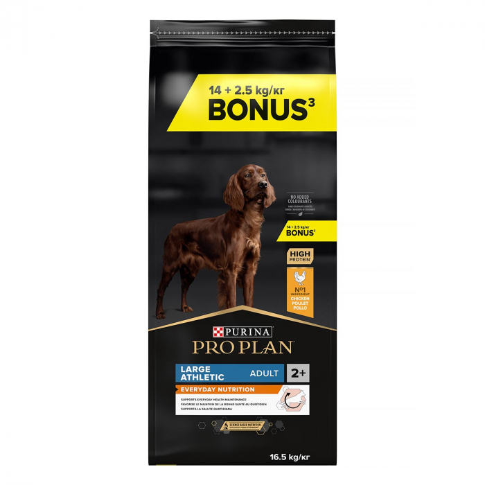 Hrana Uscata Caini PRO PLAN Adult Large Athletic Pui si Orez 14kg + 2,5kg GRATIS – DELISTAT [2]