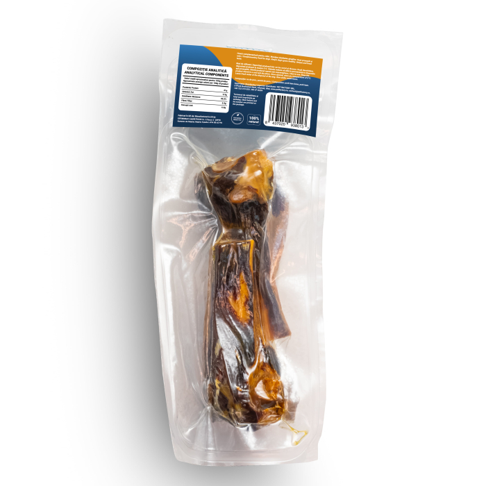 Recompensă pentru Câine Adult, 4PET, Os cu Șuncă, Talie Medie, 150-250g [2]