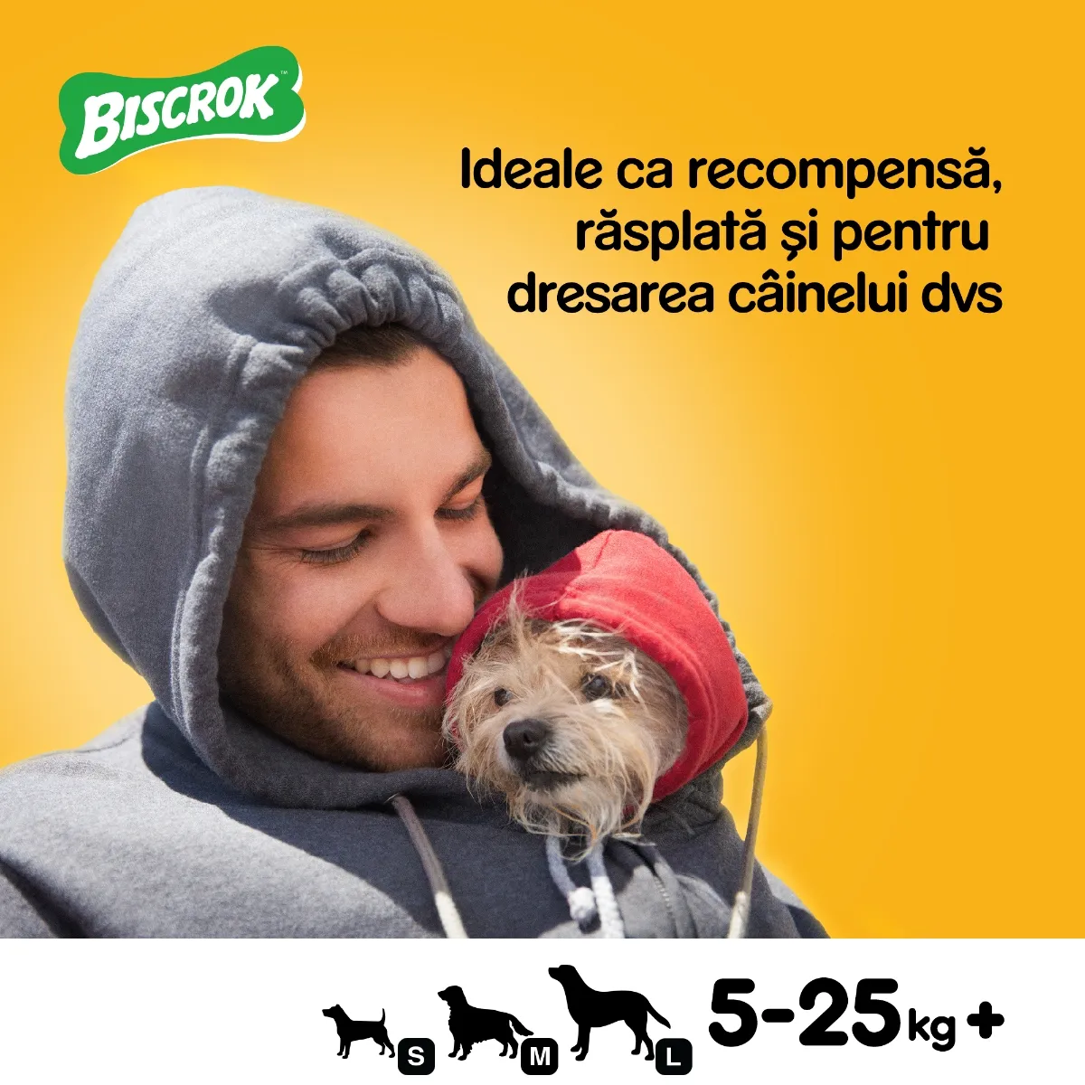 Recompense pentru Câine Adult, PEDIGREE Biscrock, Biscuiți, Multi Mix, Pui, Miel și Vită, 200g [7]