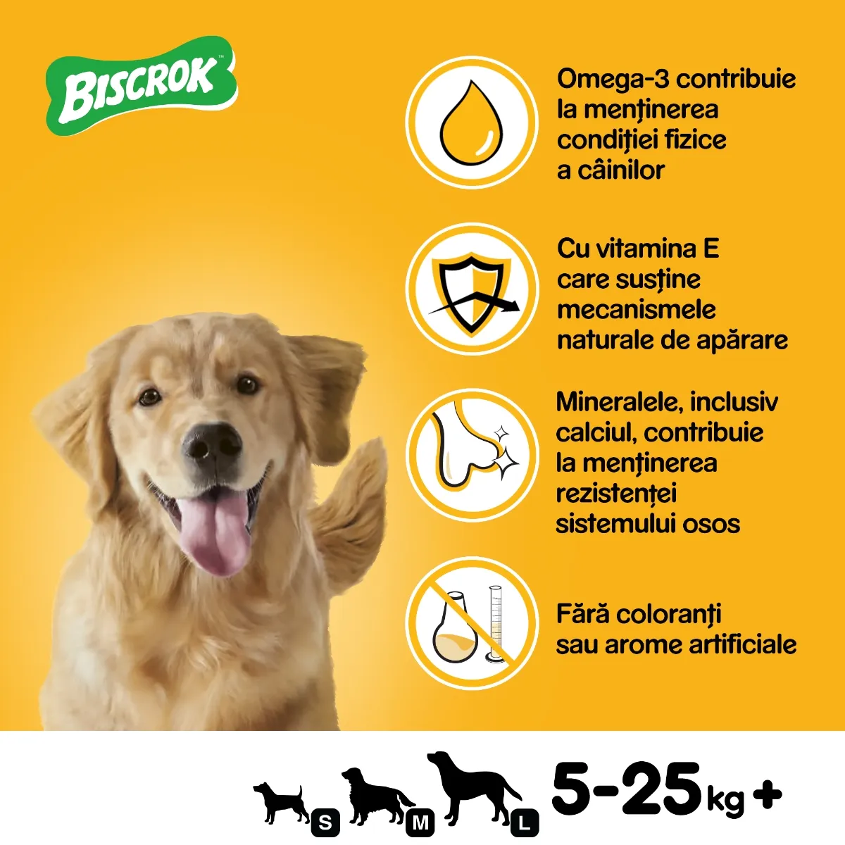 Recompense pentru Câine Adult, PEDIGREE Biscrock, Biscuiți, Multi Mix, Pui, Miel și Vită, 200g [5]