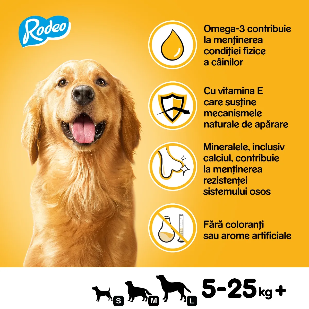 Recompense pentru Câine Adult, PEDIGREE Rodeo, Batoane, Vită, 70g [5]