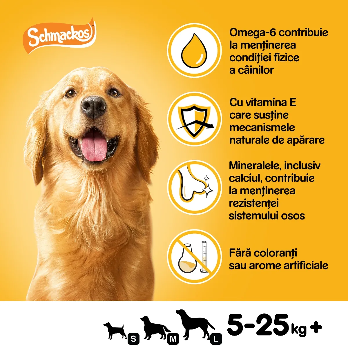 Recompense pentru Câine Adult, PEDIGREE Schmackos, Multi Mix, Pasăre, Miel și Vită, 46g, 5 bucăți [5]