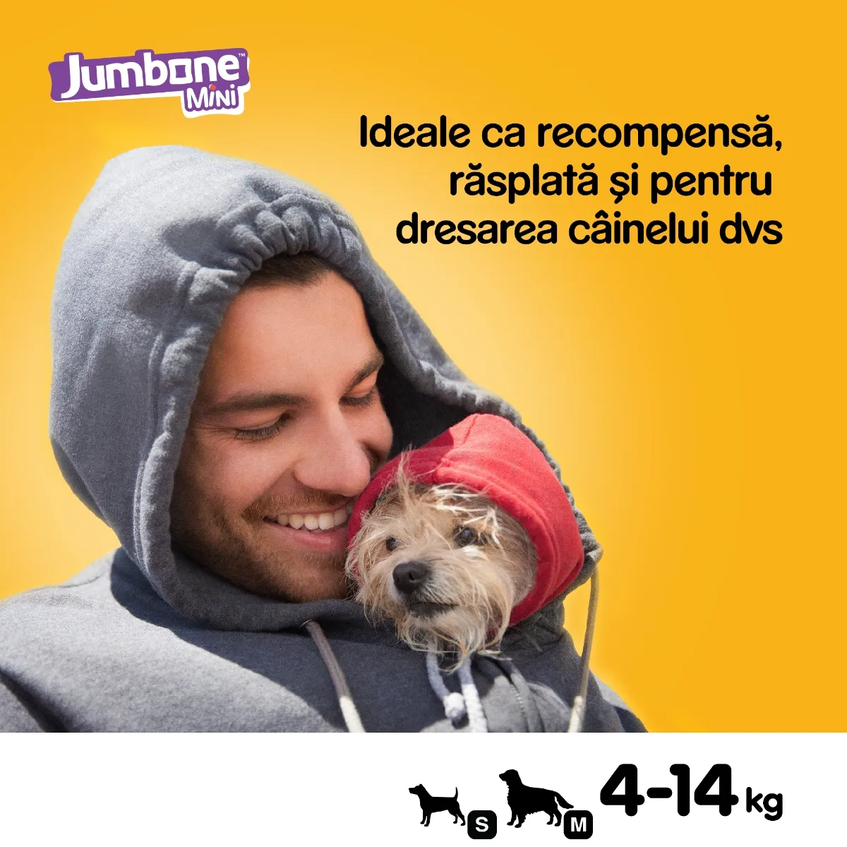 Recompense pentru Câine Adult, PEDIGREE Jumbone Mini, Batoane, Vită și Pasăre, 160g, 4 bucăți [7]