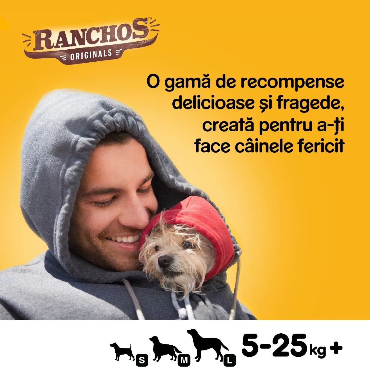 Recompense pentru Câine Adult, PEDIGREE Ranchos, Fâșii de Vită, 70g [7]