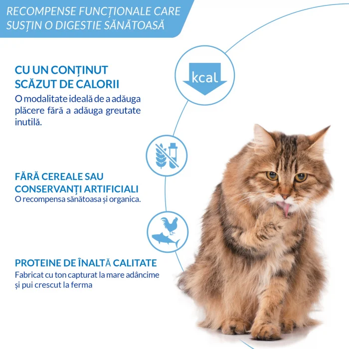 Recompense Cremoase Pisică Adult, CHURU Hairball Control, Pui, 4x14g [3]