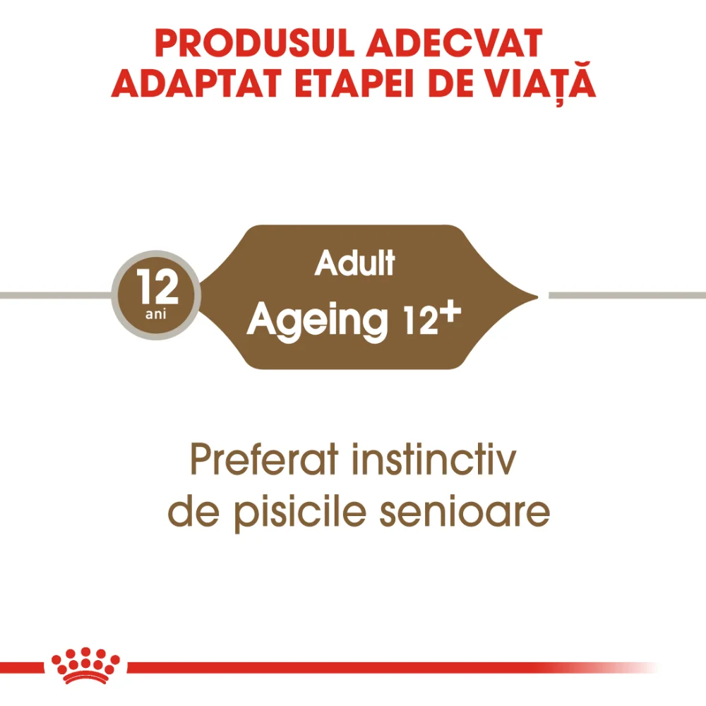 ROYAL CANIN Ageing 12+, hrană umedă pisică senior (in sos), 12x85g [6]