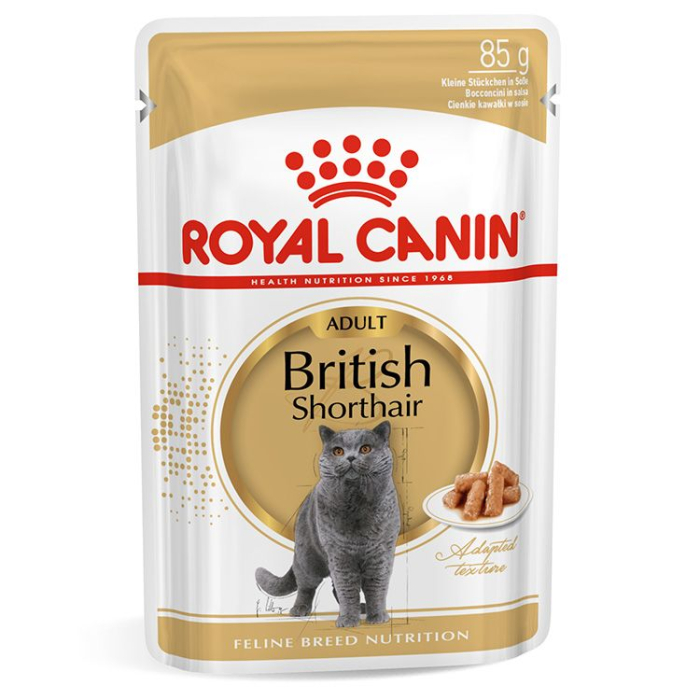 ROYAL CANIN British Shorthair Adult, hrană umedă pisică (în sos), 12x85g [2]