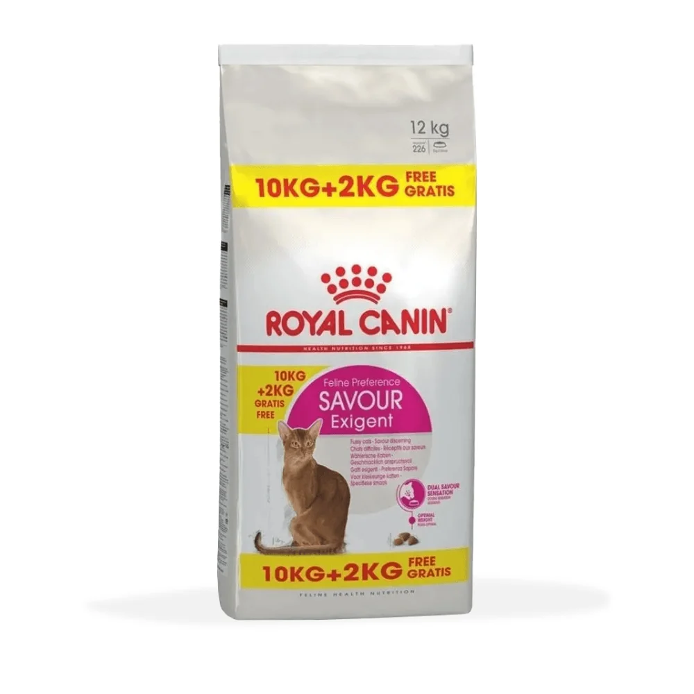 Royal Canin Exigent Savour Adult, hrană uscată pisică, apetit capricios, 10kg+2kg CADOU [2]