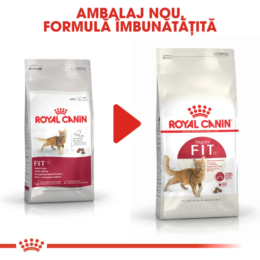 ROYAL CANIN Fit32 Adult, hrană uscată pisică, activitate fizică moderată, 2kg [3]