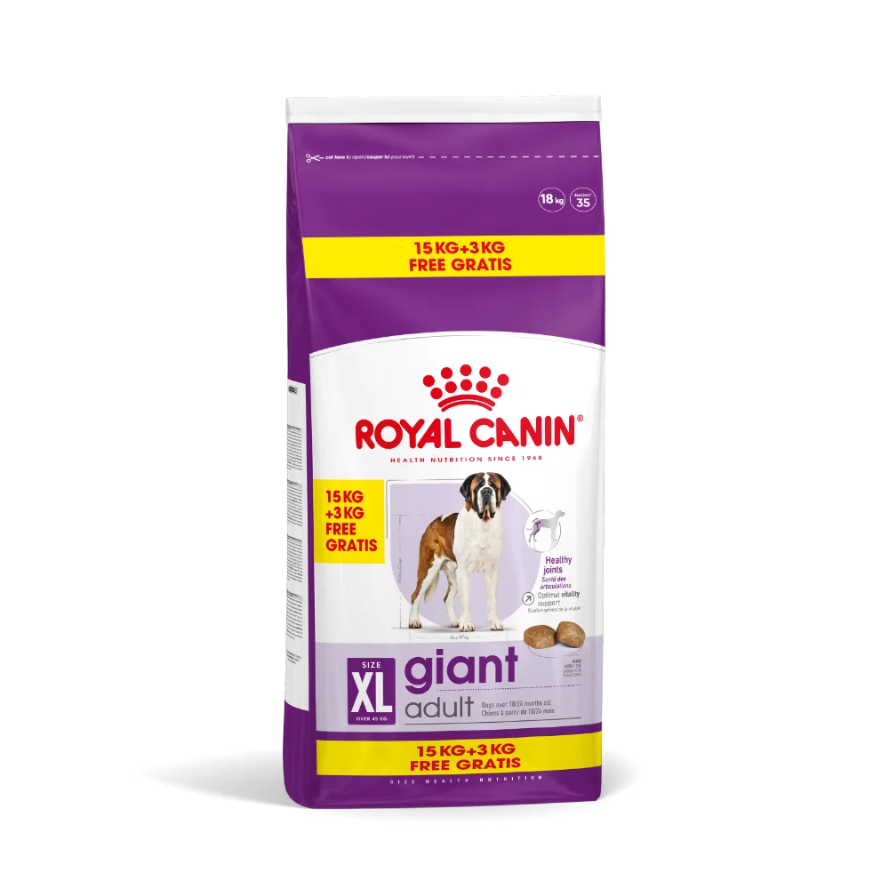 ROYAL CANIN Giant Adult, hrană uscată câine, 15+3kg CADOU [2]