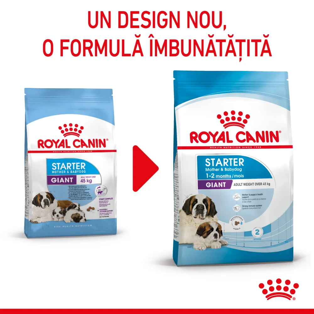ROYAL CANIN Giant Starter Mother & Babydog, mama si puiul, hrană uscată câine, 15kg [3]