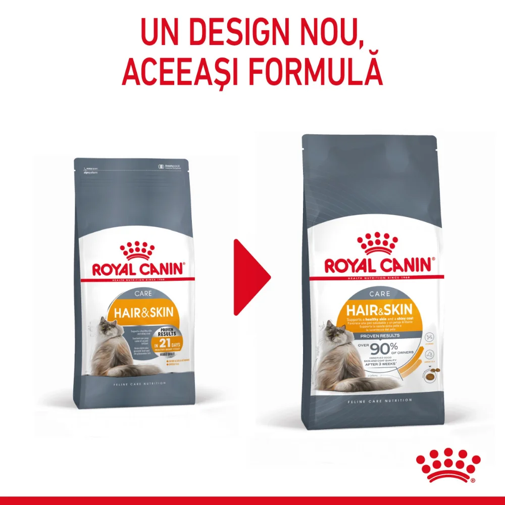 ROYAL CANIN Hair&Skin Care Adult, hrană uscată pisică, piele și blană, 4kg [3]