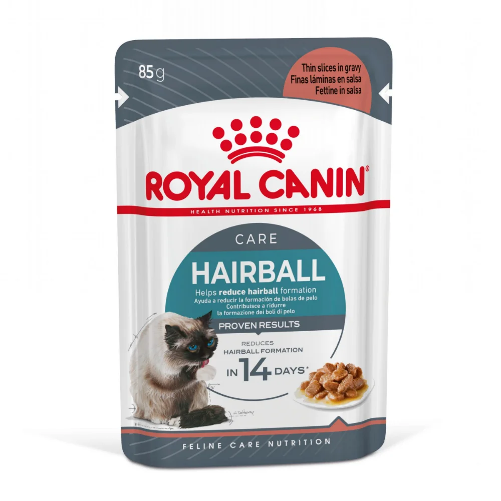 ROYAL CANIN Hairball Care Adult hrană umedă pisică, limitarea ghemurilor de blană (în sos), 12x85g [2]
