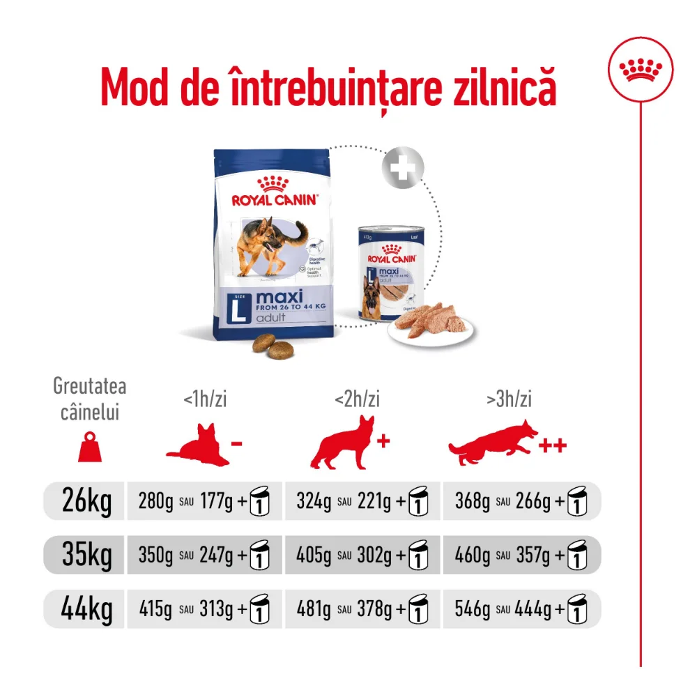 ROYAL CANIN Maxi Adult, hrană uscată câine, 15+3kg CADOU [9]