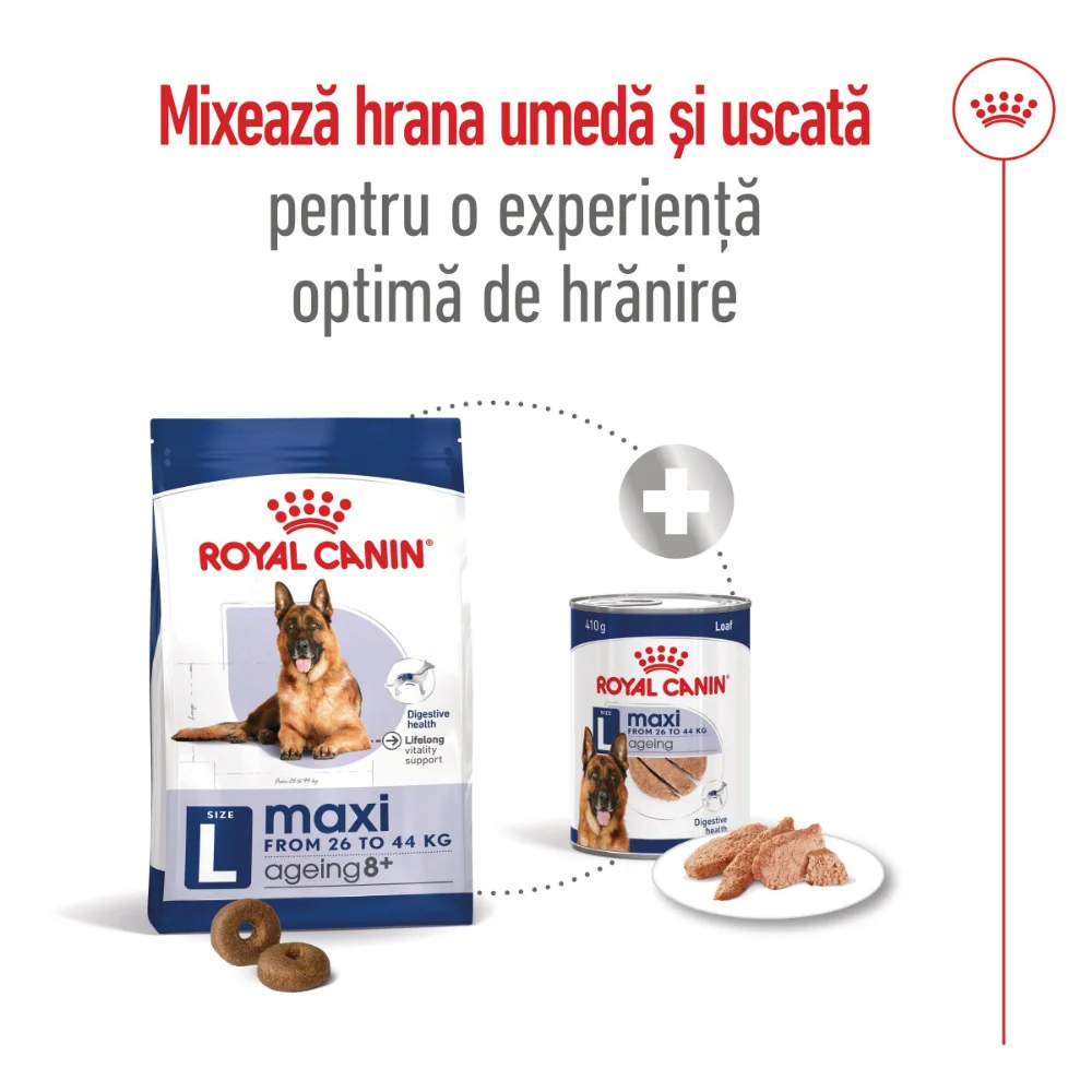 ROYAL CANIN Maxi Ageing 8+ hrană uscată câine senior, 15kg [12]
