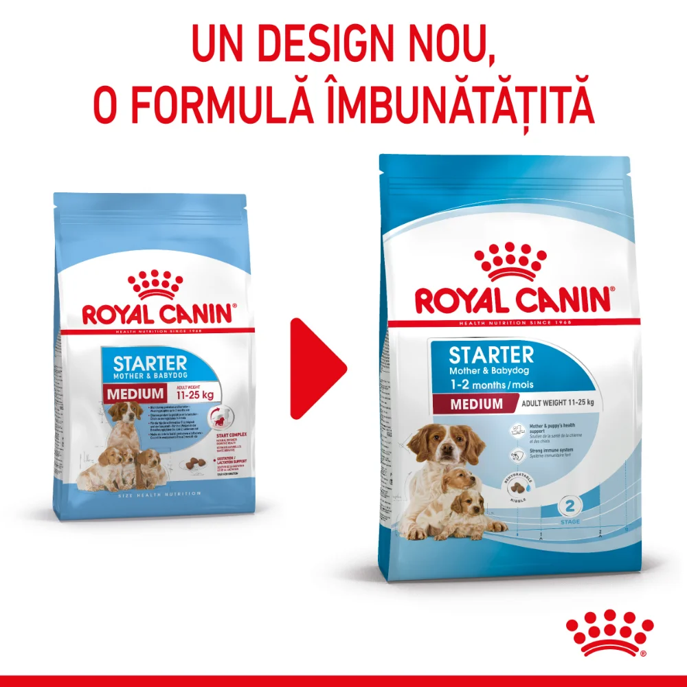 ROYAL CANIN Medium Starter Mother & Babydog, mama si puiul, hrană uscată câine, 4kg [3]
