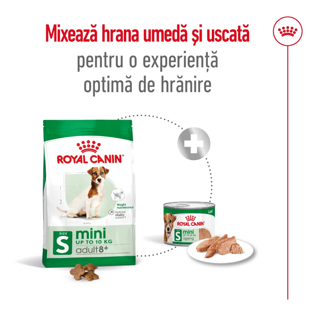 ROYAL CANIN Mini Adult 8+, hrană uscată câine, 2kg [12]