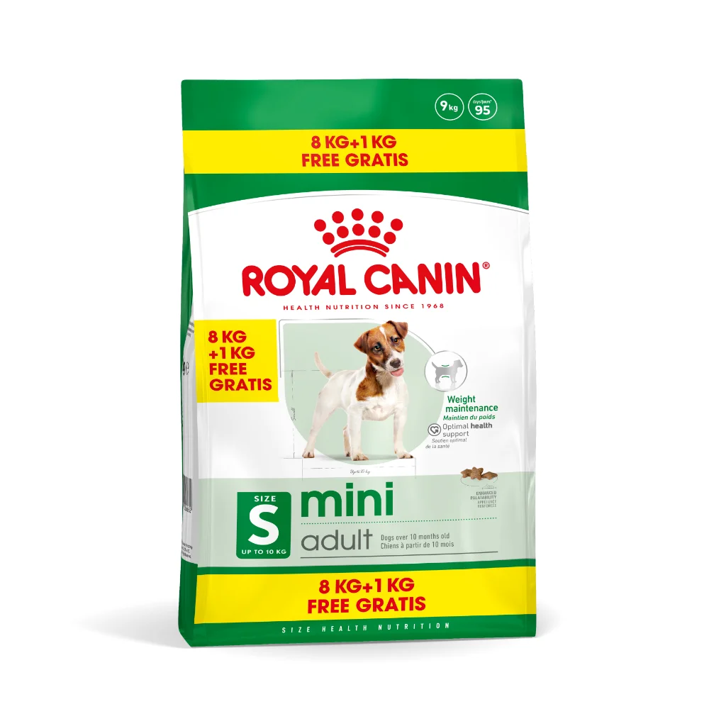 ROYAL CANIN Mini Adult, hrană uscată câine, 8+1kg CADOU [2]