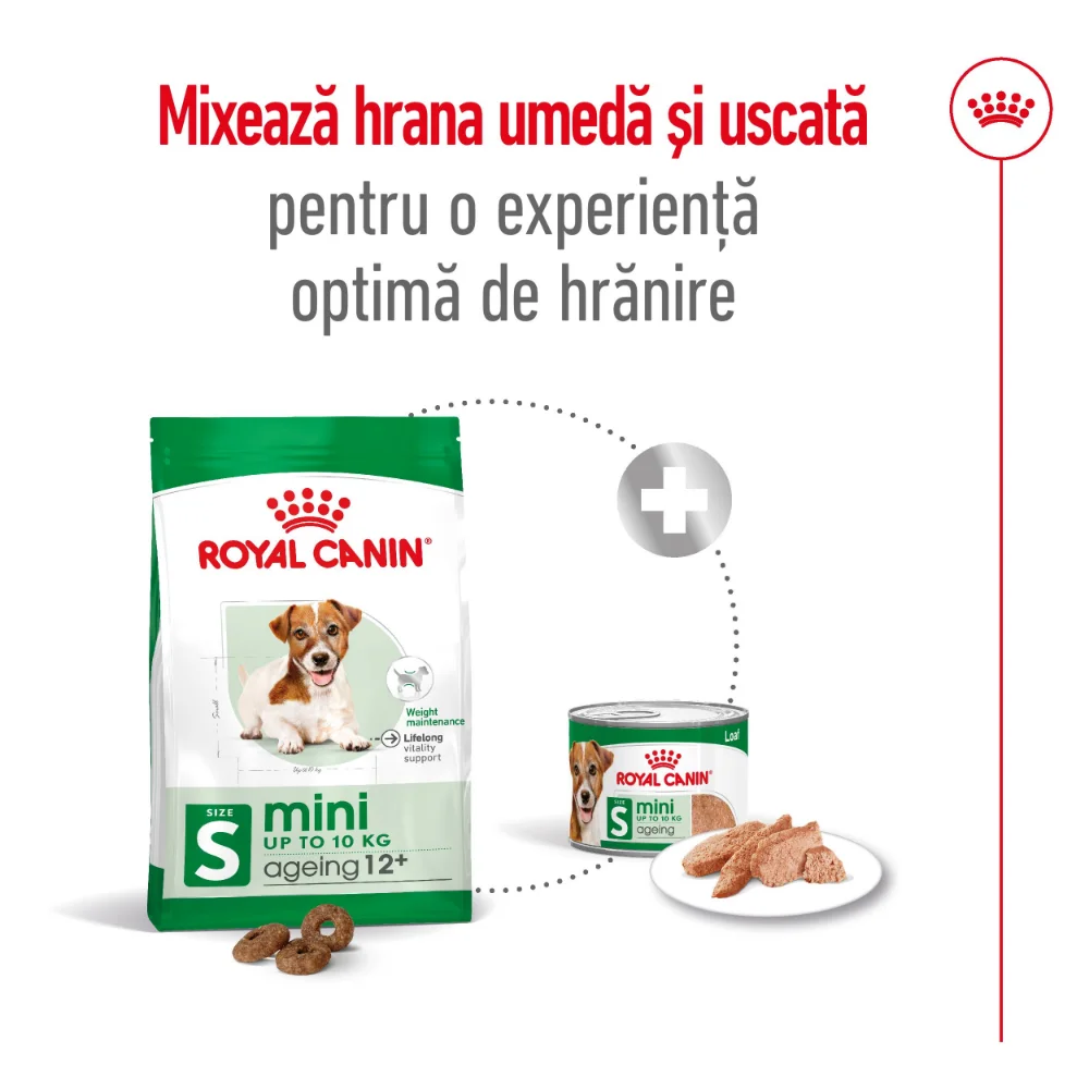 ROYAL CANIN Mini Ageing 12+, hrană uscată câine senior, 1,5kg [12]