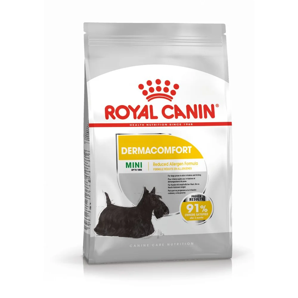 ROYAL CANIN Mini Dermacomfort, hrană uscată câine, prevenirea iritațiilor pielii, 3kg [2]