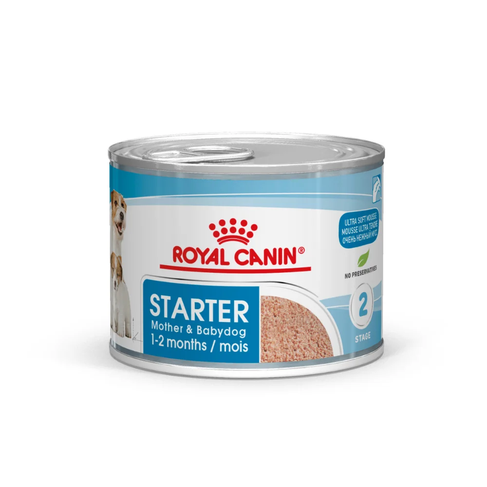 ROYAL CANIN Starter Mousse, mama și puiul, hrană umedă câine (textură spumoasă), 195g [2]