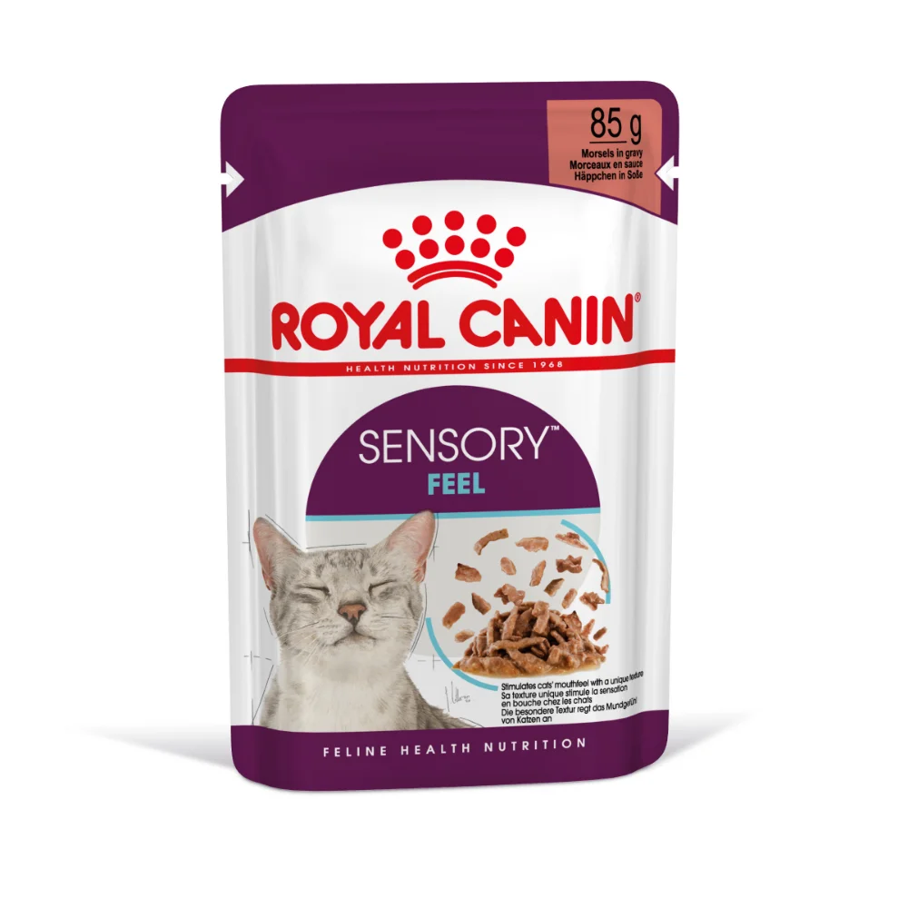 ROYAL CANIN Sensory Feel, hrană umedă pisică, stimularea simțului tactil (în sos), 12x85g [2]