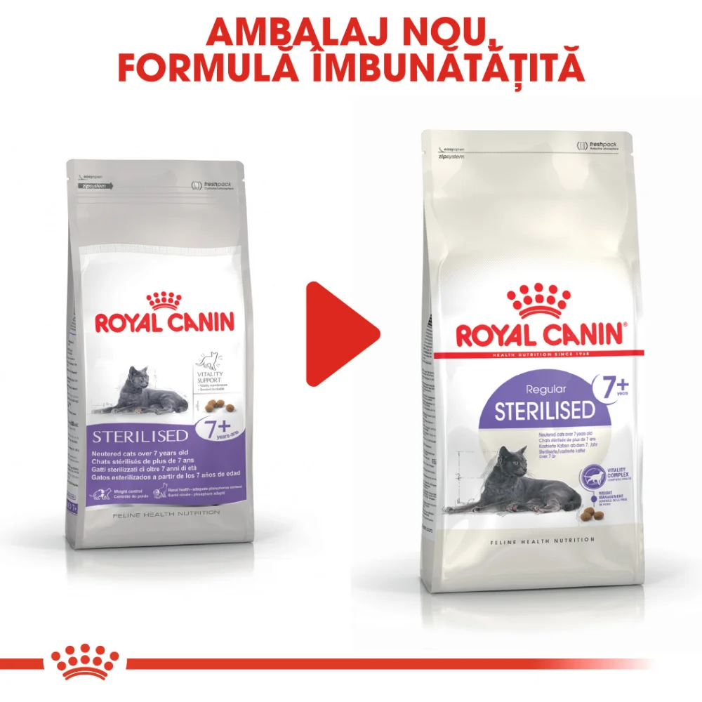 ROYAL CANIN Sterilised 7+, hrană uscată pisică sterilizată, 1,5kg [3]