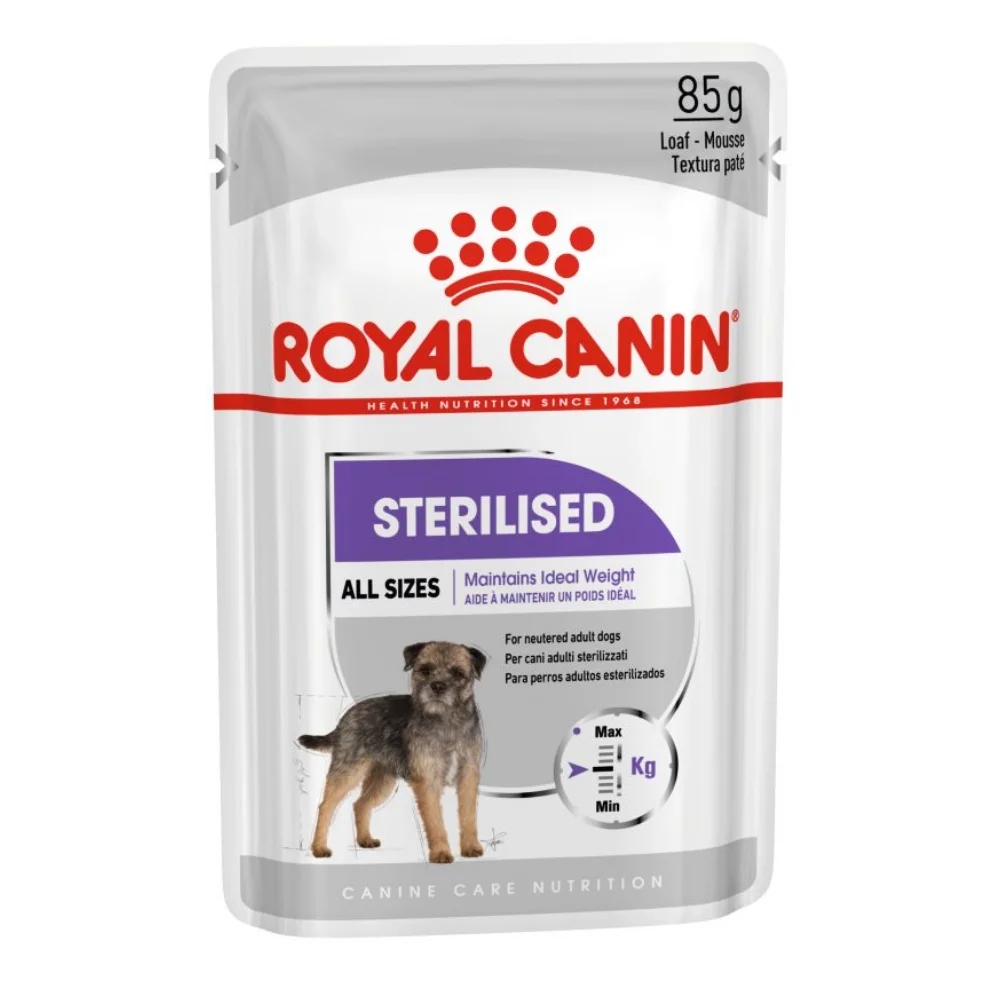 ROYAL CANIN Sterilised Adult, hrană umedă câine sterilizat (pate), 12x85g [2]