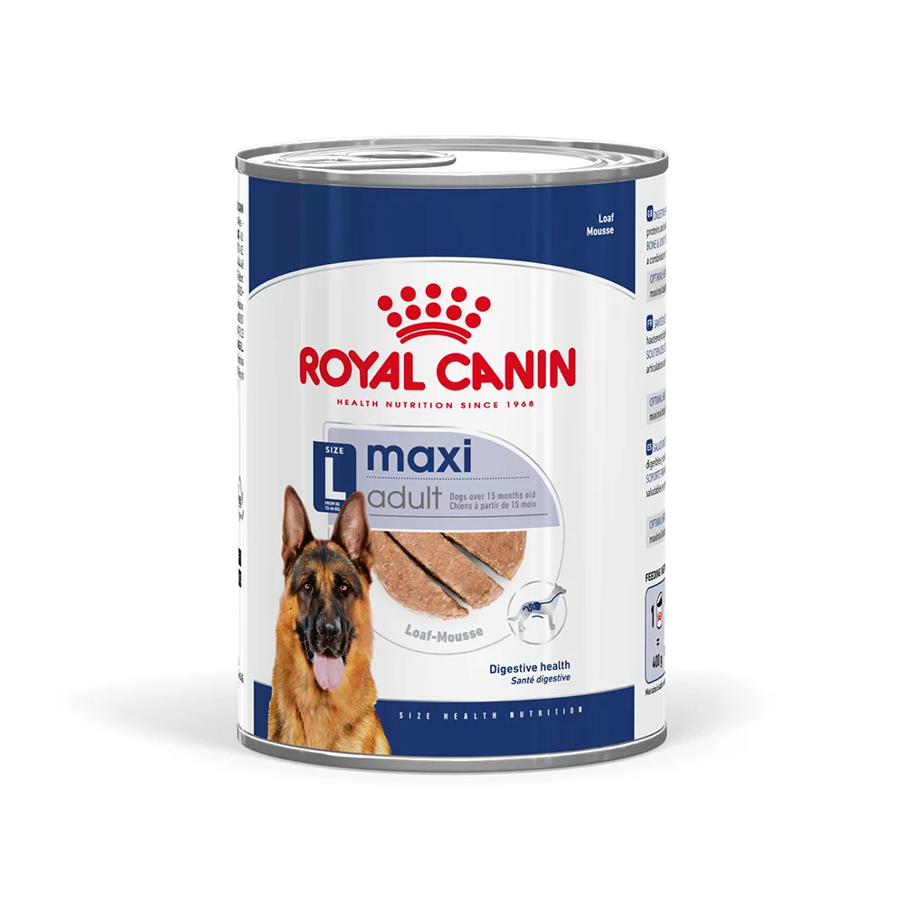 ROYAL CANIN Maxi Adult, hrană umedă câine (pate), 6x410g [2]