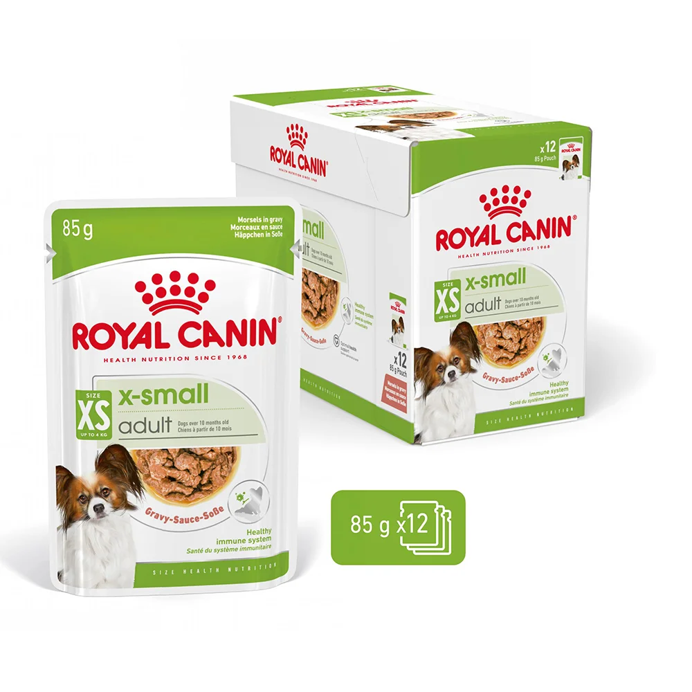 ROYAL CANIN X-Small Adult, hrană umedă câine (în sos), 12x85g [3]