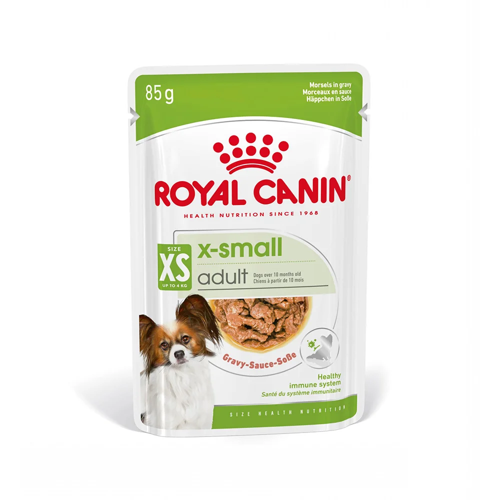 ROYAL CANIN X-Small Adult, hrană umedă câine (în sos), 12x85g [2]