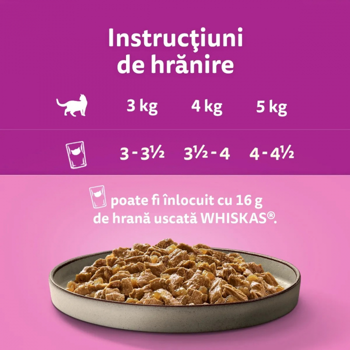 Hrana Umeda Pisici WHISKAS Pure Delight Selectii Clasice in Aspic 4x85g [4]