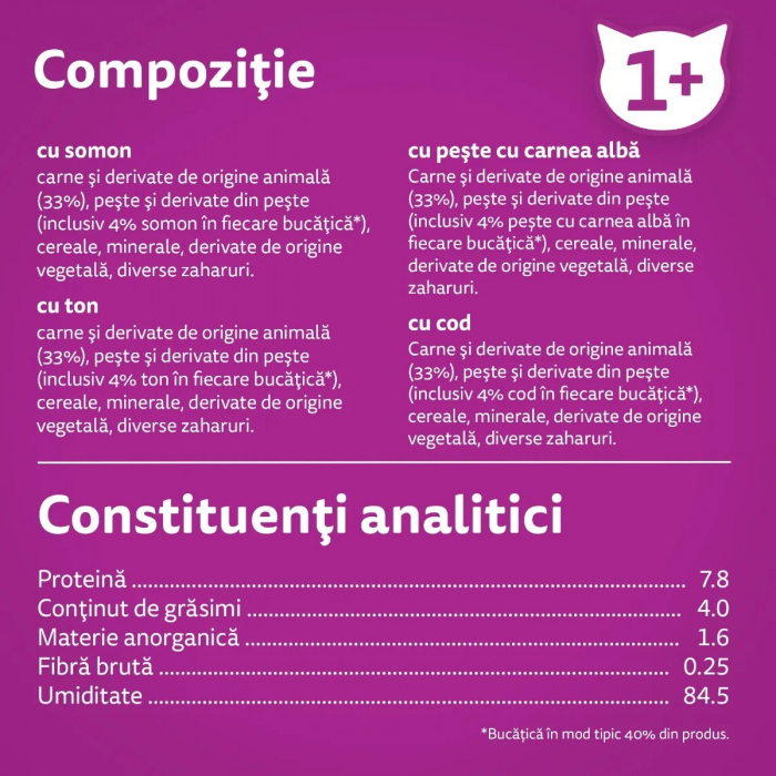 Hrana Umeda Pisici WHISKAS Selectii Peste in Aspuc 12x85g [4]
